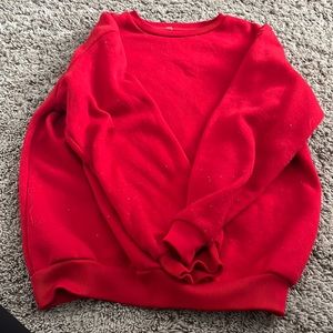Red women’s sweater